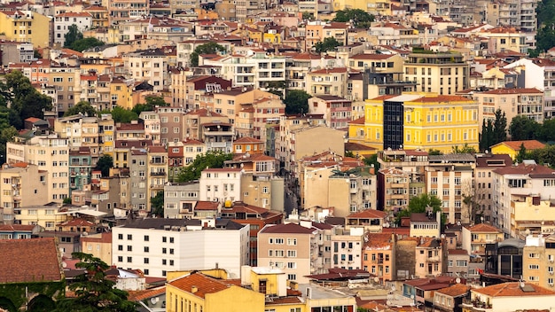 Vista aérea da cidade de Istambul, na Turquia