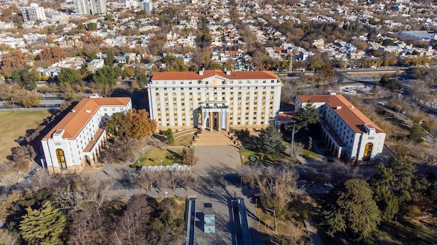 Vista aérea da cidade de Mendoza