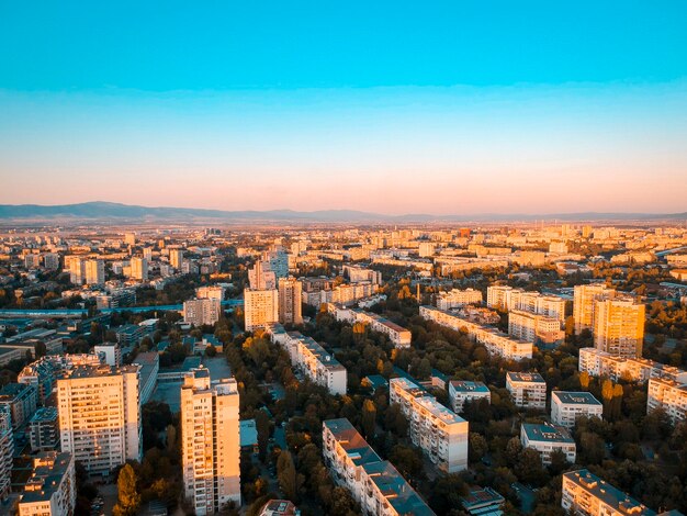 Vista aérea da cidade