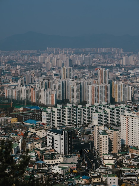 Vista aérea da paisagem urbana