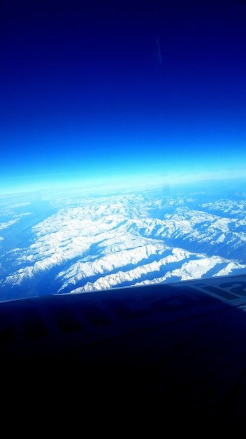 Foto vista aérea da paisagem