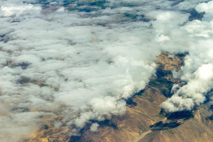 Foto vista aérea da paisagem