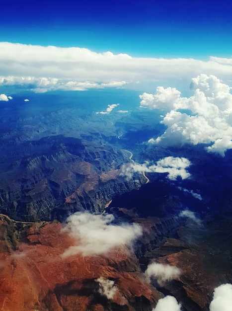 Foto vista aérea da paisagem