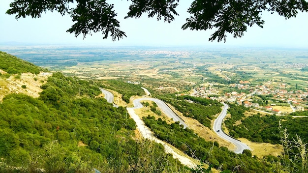 Vista aérea da paisagem