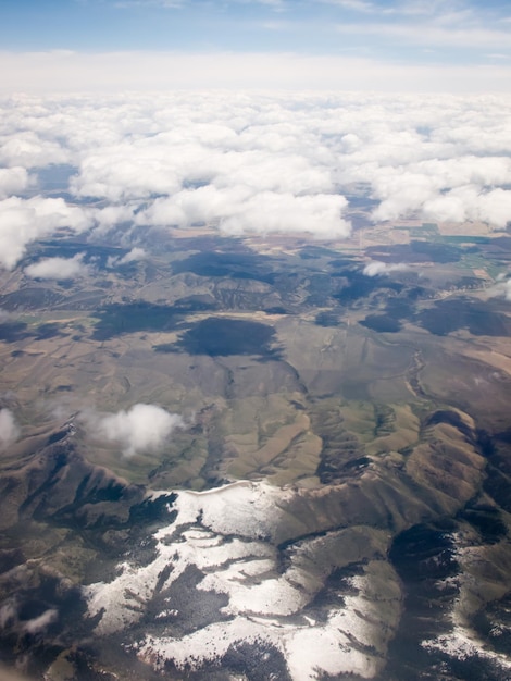 Foto vista aérea da paisagem