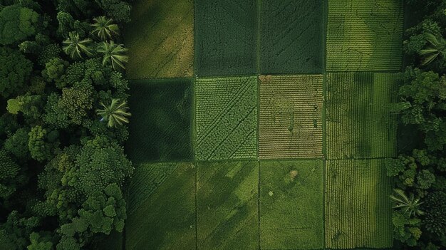 Vista aérea da paisagem