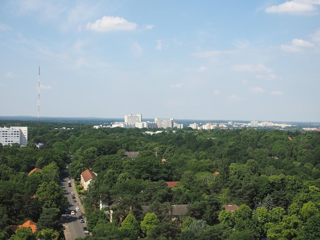 Vista aérea de berlim