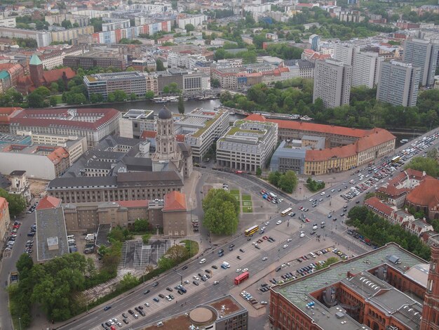 Vista aérea de berlim