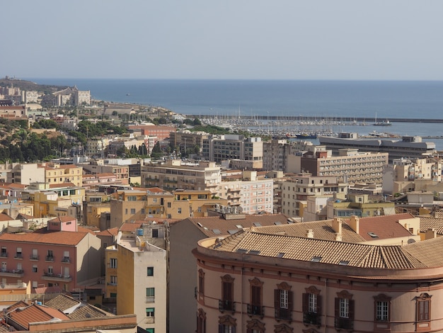 Vista aérea de Cagliari