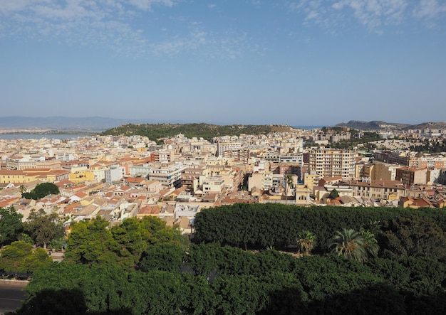 Vista aérea de Cagliari