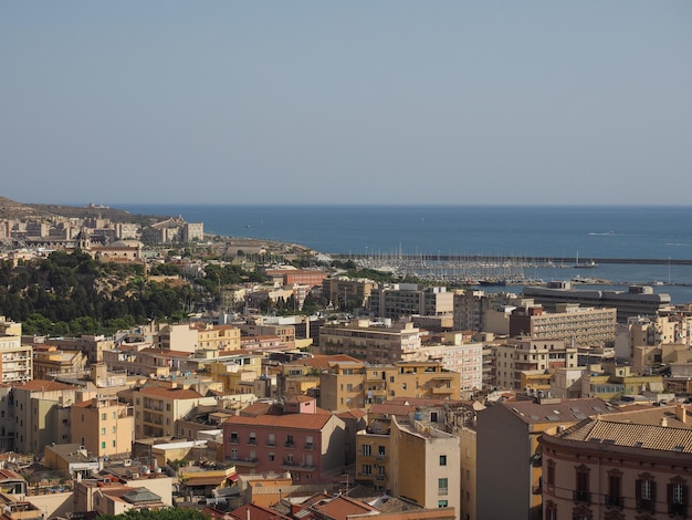 Vista aérea de Cagliari