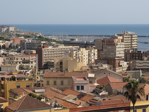 Vista aérea de Cagliari