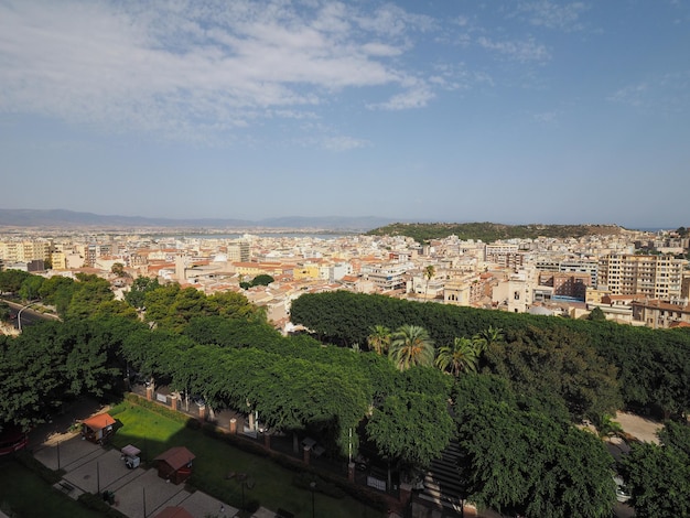 Vista aérea de Cagliari