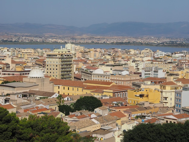 Vista aérea de Cagliari