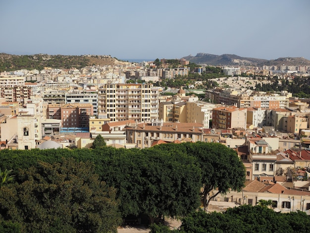 Vista aérea de cagliari