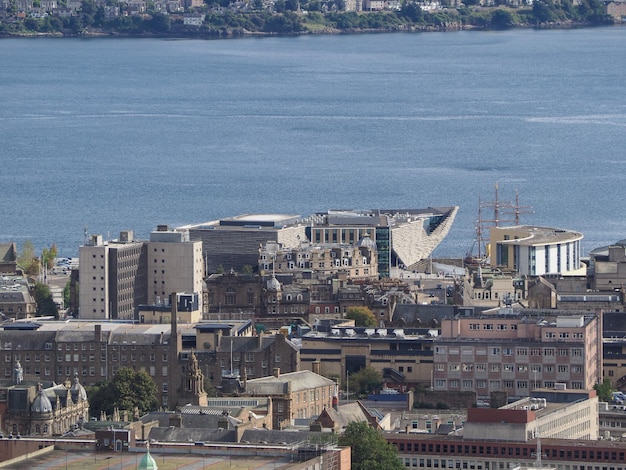 Vista aérea de Dundee de Law hill