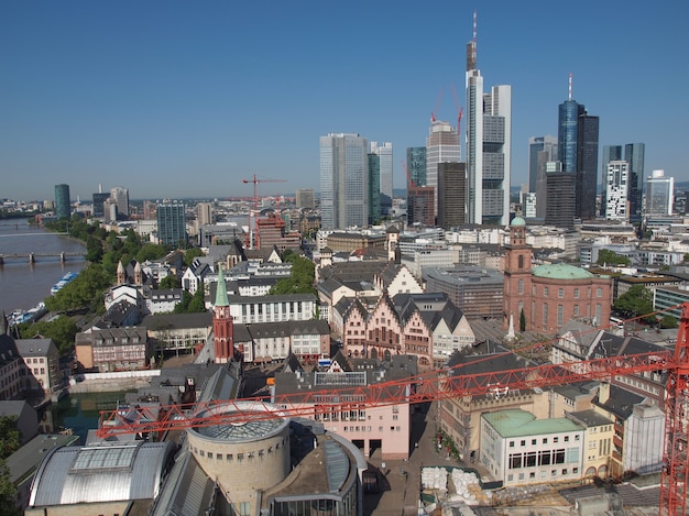 Vista aérea de Frankfurt