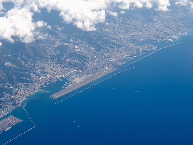 Vista aérea de Gênova