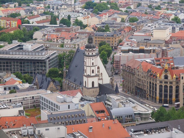 Vista aérea de Leipzig