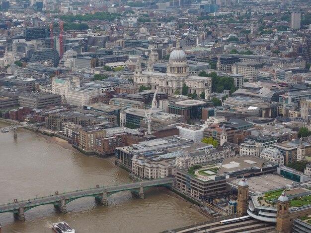 Vista aérea de londres