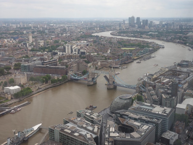 Vista aérea de londres