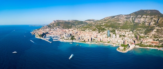 Vista aérea de Monte Carlo Mônaco
