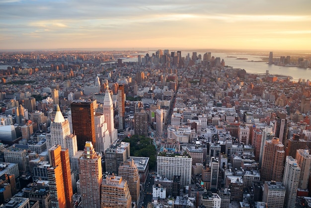 Vista aérea de nova york