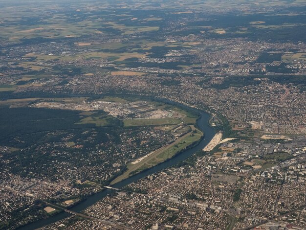 Vista aérea de Paris