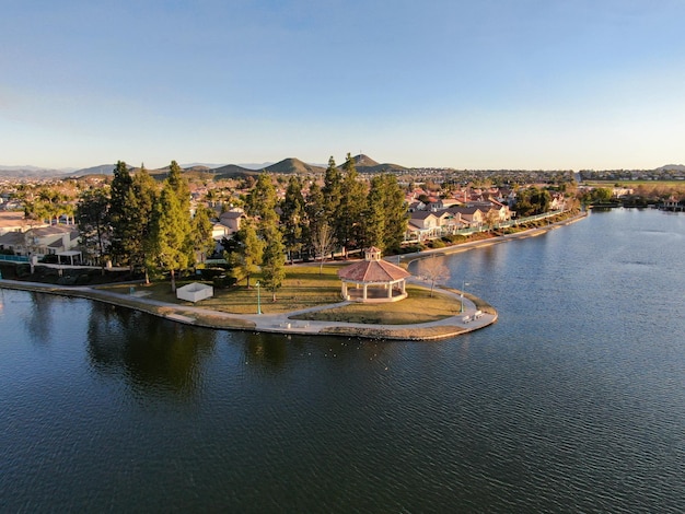 Vista aérea de Riverside County Califórnia Estados Unidos