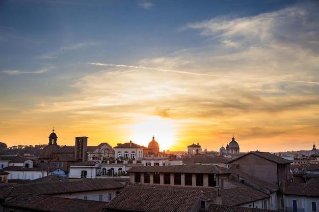 Vista aérea de Roma Itália