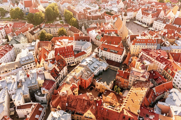 Vista aérea de Tallinn