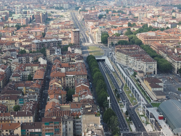 Vista aérea de Torino