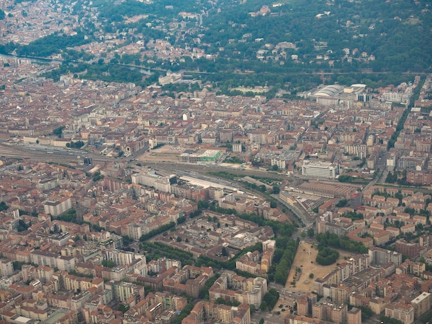 Vista aérea de Torino