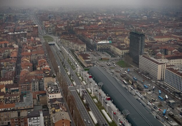 Vista aérea de Turim