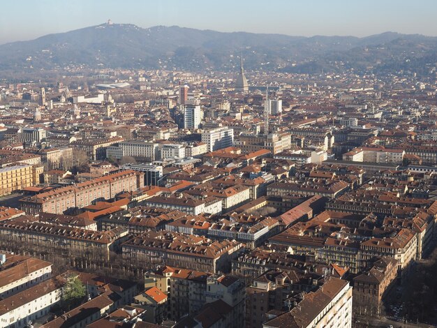 Vista aérea de Turim