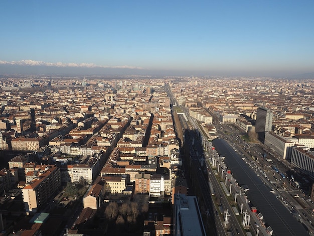 Vista aérea de Turim