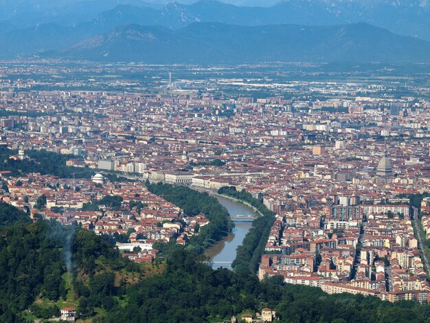 Vista aérea de Turim