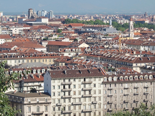 Vista aérea de Turim