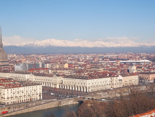 Vista aérea de Turim