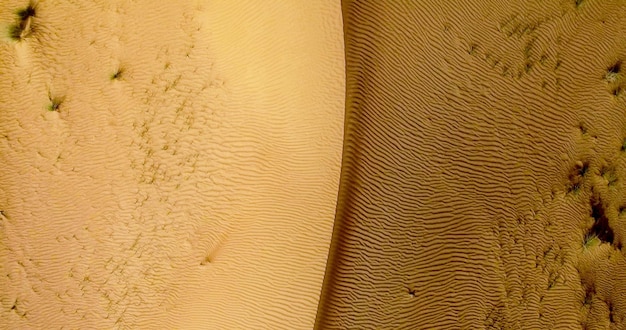 Vista aérea del desierto