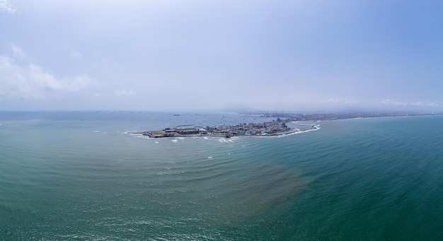 Vista aérea del Distrito de La Punta ubicado en Callao