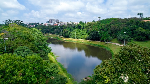 Vista aérea do bairro Campolim em Sorocaba Brasil