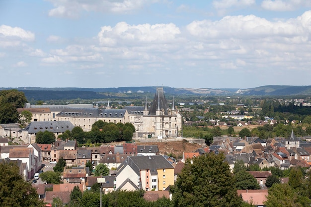 Vista aérea do Castelo de Gaillon