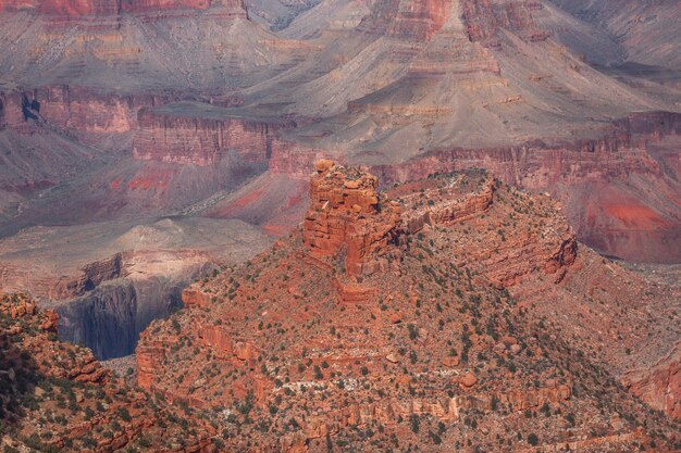 Foto vista aérea do grand canyon