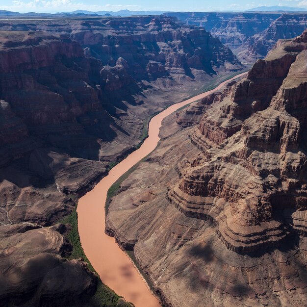 Vista aérea do Grand Canyon