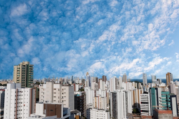 Vista aérea dos edifícios do horizonte de Salvador Bahia Brasil