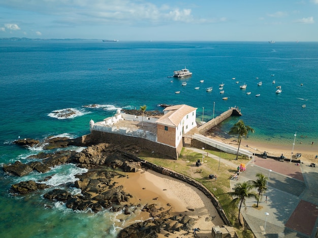 Vista aérea de drone de Porto da Barra