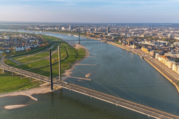 Vista aérea de Düsseldorf