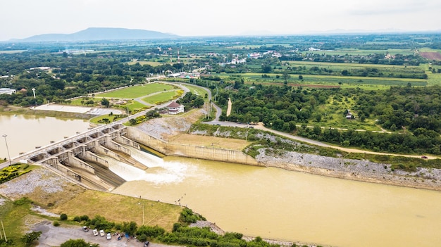 Una vista aérea de Floodgate