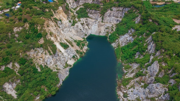 Una vista aérea del Gran Cañón Chonburi Tailandia